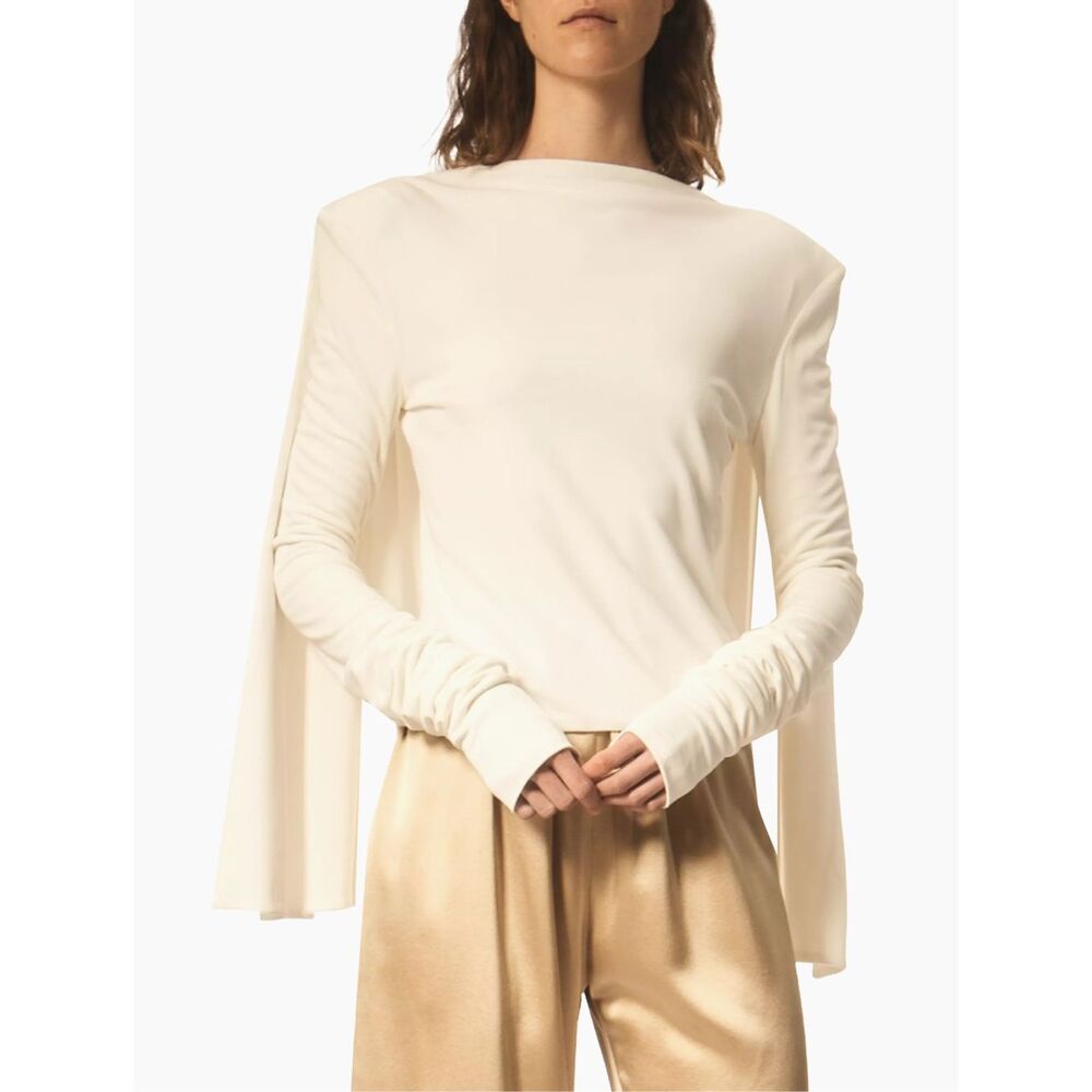 NWT Interior The Porset Draped Top Size L $1080